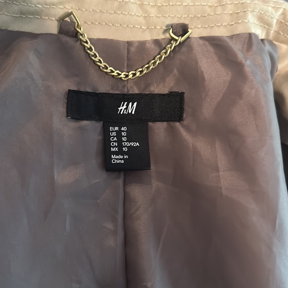 H&M KNEE LENGTH TRENCH COAT - Picture 5 of 6